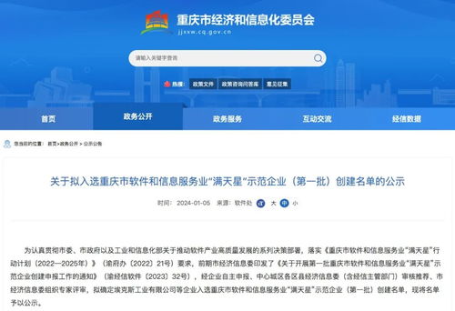 亞信科技旗下數智邏輯入選重慶市“滿天星”示范企業，引領軟件與信息服務業高質量發展